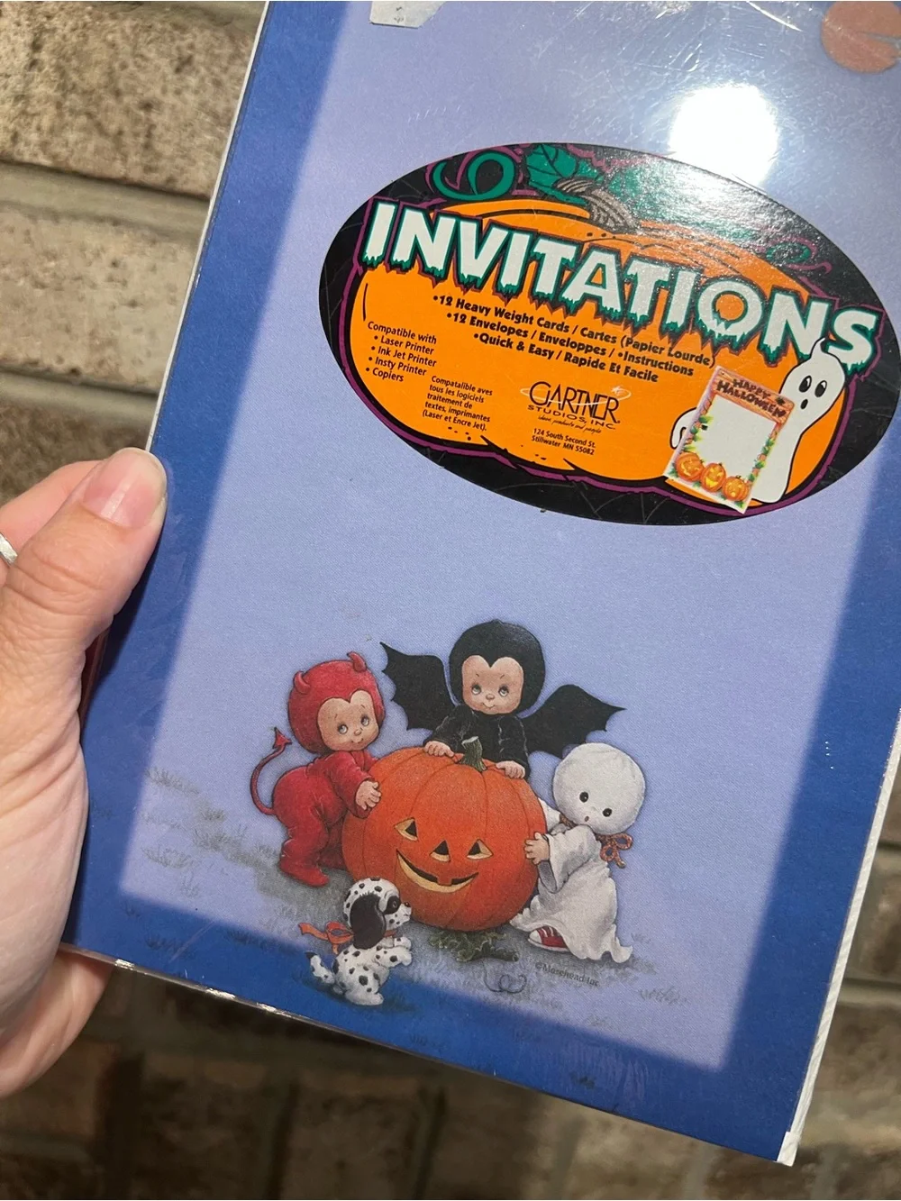 Vintage Halloween vote pad / invitations